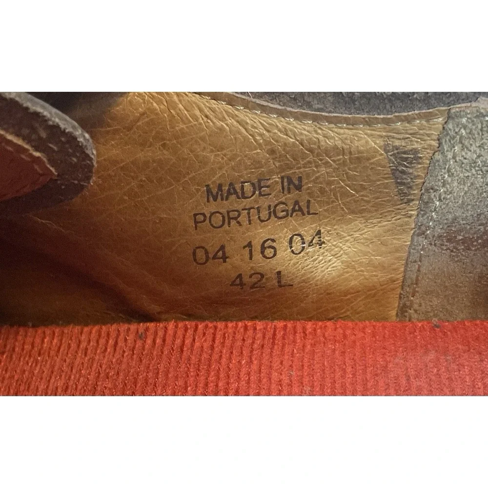 Birkenstock Mens Oxford Leather Size‎ 42 US Size 9 Timmins Brown  Lace Up EUC
